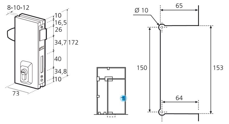 Planos técnicos Modelo GP.0MB